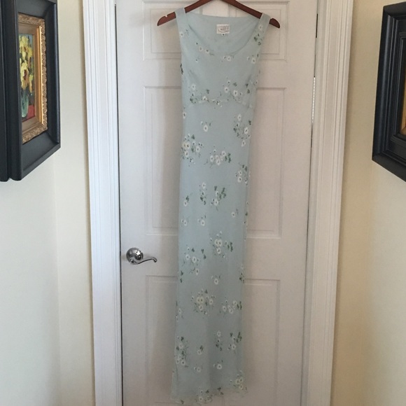 Long spring flower dress