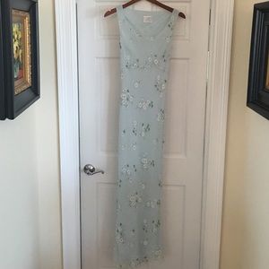 Long spring flower dress