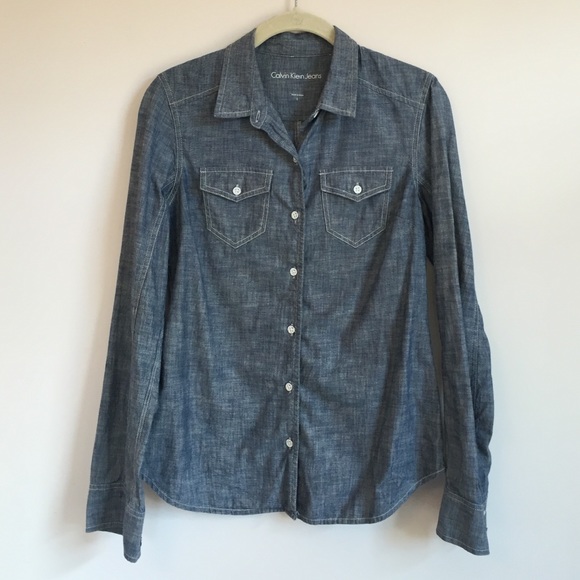 Calvin Klein chambray top