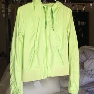 Lululemon neon Green/yellow jacket