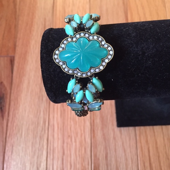 Turquoise statement bracelet