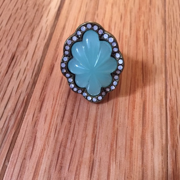 Turquoise Statement Ring - image 1