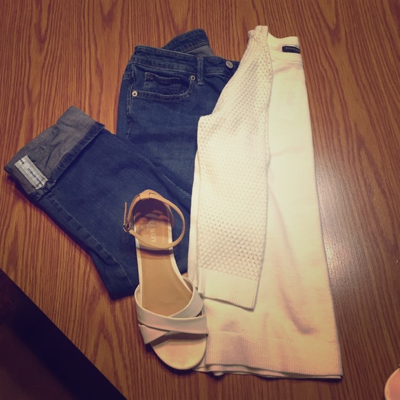 Banana republic cuffed Capri Jean