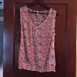 Old navy floral blouse