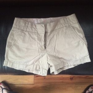 SOLD- J. Crew khaki short size 0