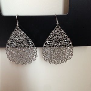 Sterling silver dangle earrings