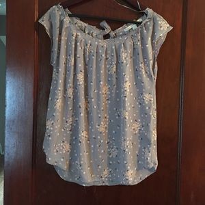 Lauren Conrad floral blouse