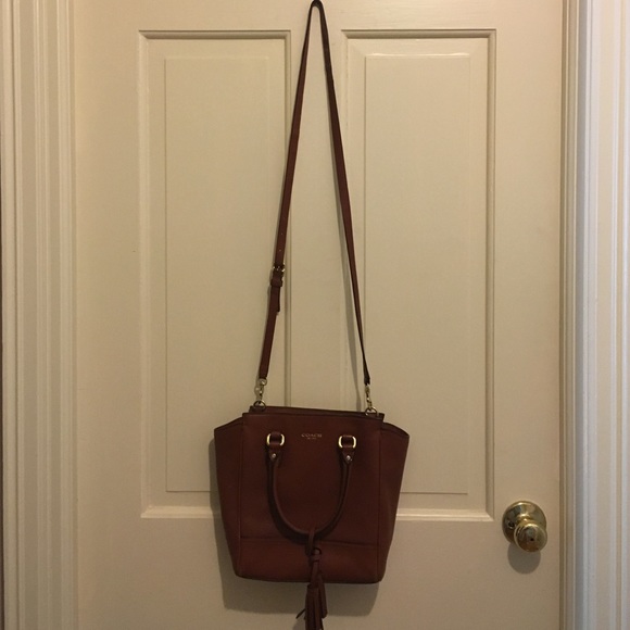 Gorgeous leather coach purse!