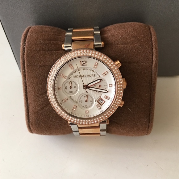 Michael Kors two toned watch!