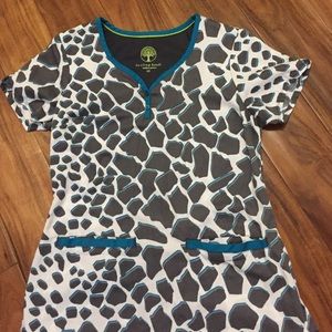 Healing Hands scrub top