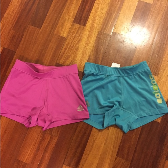 Adidas spandex shorts bundle size Small - Picture 1 of 1