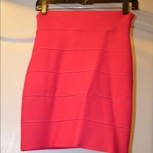 BCBG  Pink Bandage Skirt