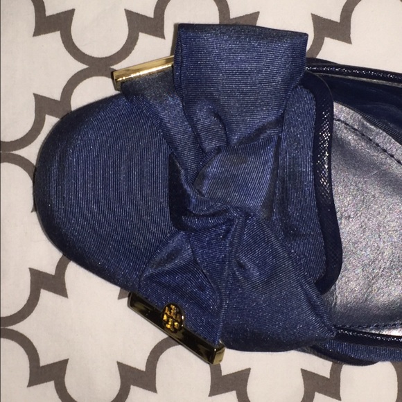Tory Burch cobalt blue flats - previously worn
