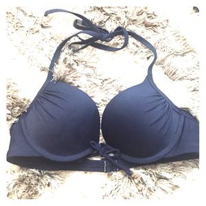 Navy bathingsuit top