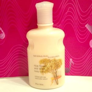 Bbw rice flower & Shea lotion 8 oz HTF