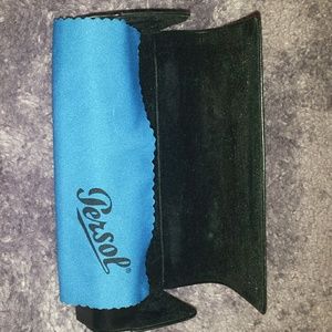 Persol Sunglass Case with Clothe