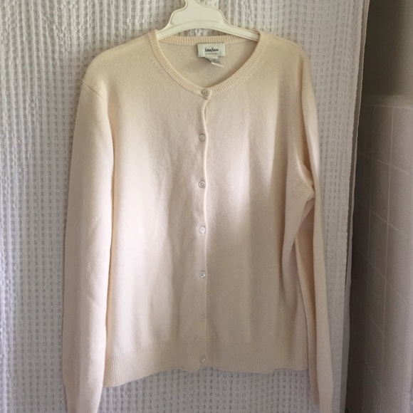 Neiman Marcus button up cashmere sweater cardigan
