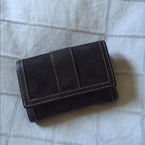 Coach black wallet