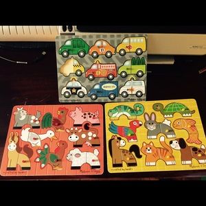 melissa and Doug 3 bundle puzzle