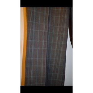Express Gray Plaid Slacks