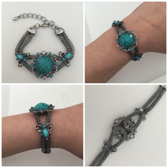 Turquoise Colored Bracelet - Picture 2 of 2