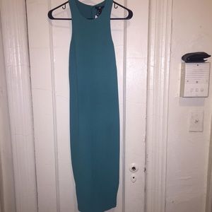 Racerback fitted dress