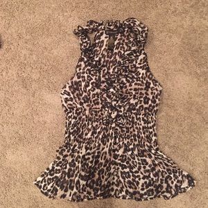 Cheetah print halter top 💋💋