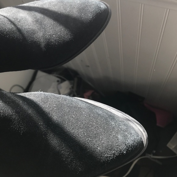 Steve Madden Black Suede POISED Boots (Size 8) - Picture 5 of 5