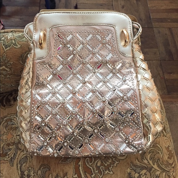 Goddess Rhinestone Backpack/Purse! New! - image 1