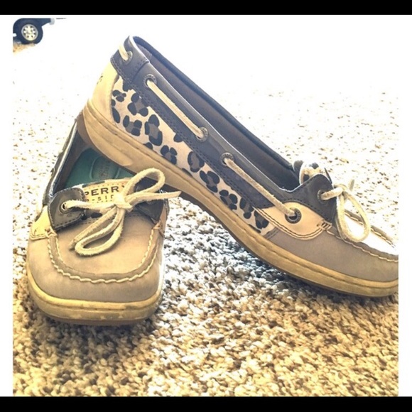 Cheetah Print Sperrys