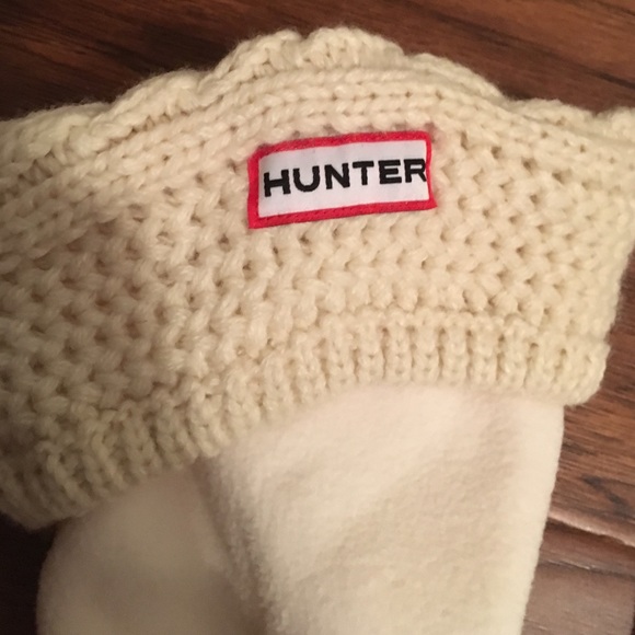 Cream hunter boots inserts