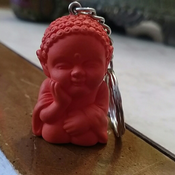 Buddha keychain.