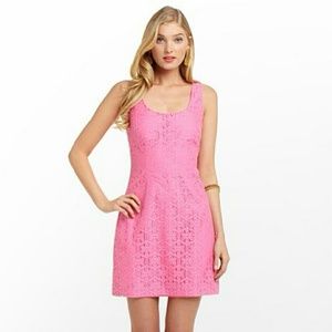 Lilly Pulitzer Lonnie Summer Pink Dress
