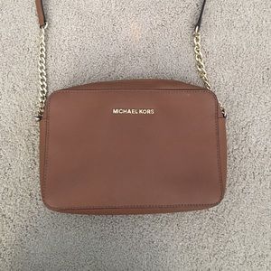 Tan Michael Kors bag