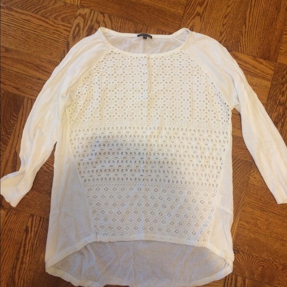 Asos crotchet 3/4 sleeve tee - Picture 1 of 4