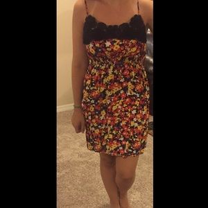 Floral print dress size large