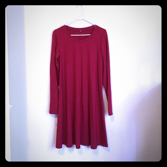 Comfy red dress