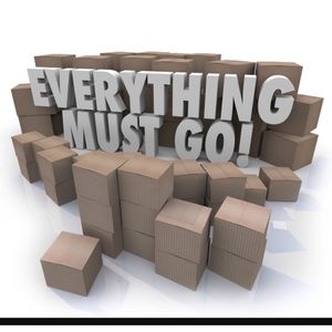 Everything must go! Please present your best offer