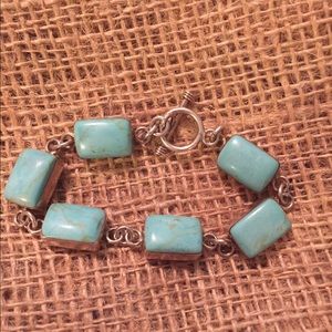Turquoise Silver 925 Bracelet