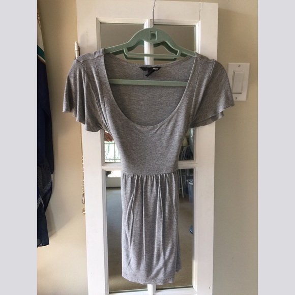 H&M gray wrap top