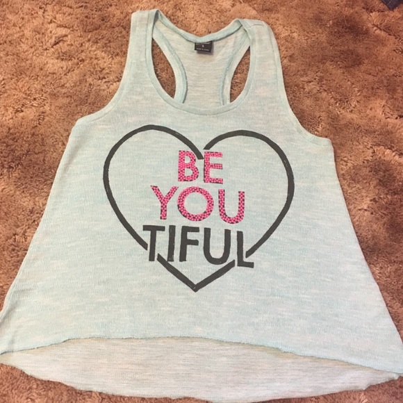 Light blue tank top