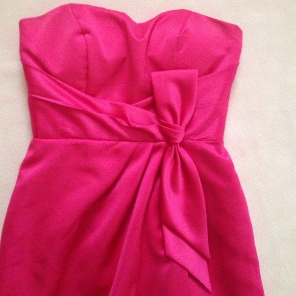 Fuchsia Alfred Angelo Bridesmaid Dress - Picture 2 of 5