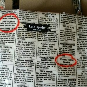 Kate Spade Daycation Newsprint Tote