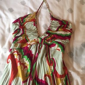 TBAGS printed halter dress