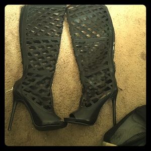 Black heels