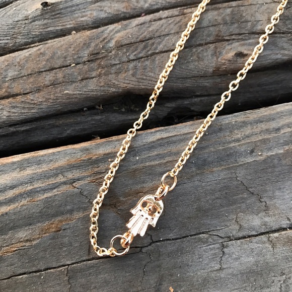 Plated Dainty Gold Necklace - Picture 2 of 4