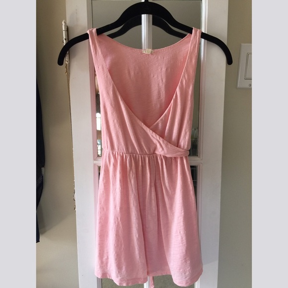 J. Crew pink wrap tank top