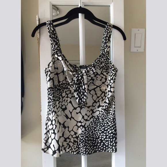 J. Crew black and white tank/blouse