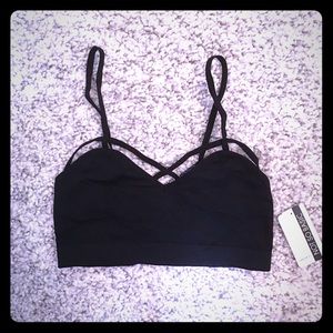 Strappy cage bralette NWT