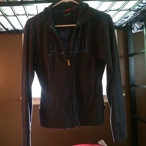 Puma zip up sweater